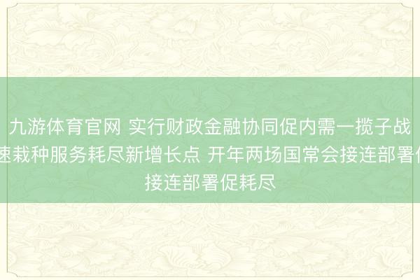九游体育官网 实行财政金融协同促内需一揽子战略 加速栽种服务耗尽新增长点 开年两场国常会接连部署促耗尽
